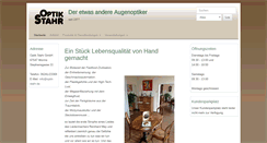 Desktop Screenshot of optik-stahr.de